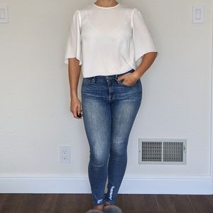 Aritzia Wilfred Cambrai Blouse (White)